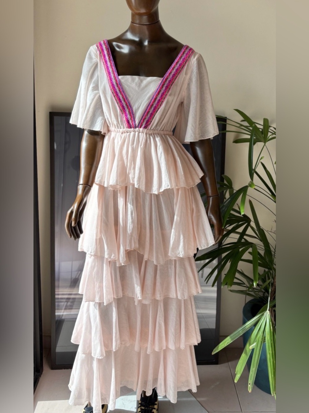 Like new Pitusa talulah Tiered Maxi Dress